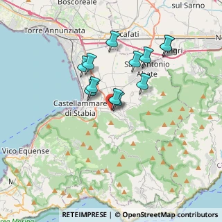 Mappa Via Trivioncello, 80045 Gragnano NA, Italia (3.3275)