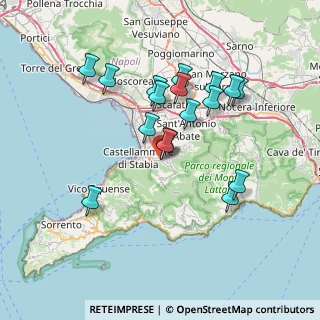 Mappa Via Trivioncello, 80054 Gragnano NA, Italia (7.21706)