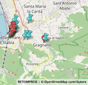 Mappa Piazza Guglielmo Marconi, 80054 Gragnano NA, Italia (2.903)