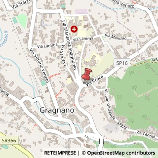 Mappa Via Croce, 80054 Gragnano, Napoli (Campania)