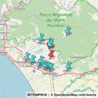 Mappa Via Vanvitelli, 84096 Montecorvino Rovella SA, Italia (6.80538)