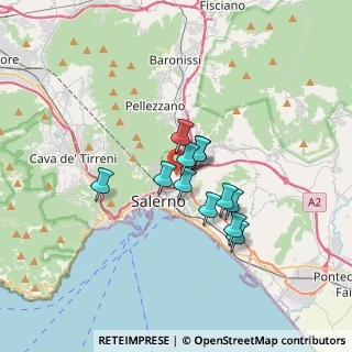 Mappa Via Paolo VI, 84126 Salerno SA, Italia (2.49917)