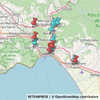 Mappa Via Paolo VI, 84126 Salerno SA, Italia (6.0325)