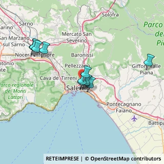Mappa Via Paolo VI, 84126 Salerno SA, Italia (6.65636)