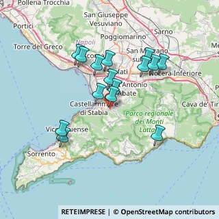 Mappa Via San Giovanni, 80054 Gragnano NA, Italia (6.96667)