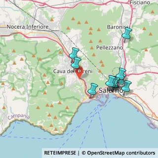 Mappa Via Enrico de Marinis, 84013 Cava De' Tirreni SA, Italia (3.93636)