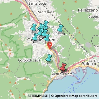 Mappa Via Enrico de Marinis, 84013 Cava De' Tirreni SA, Italia (1.69133)
