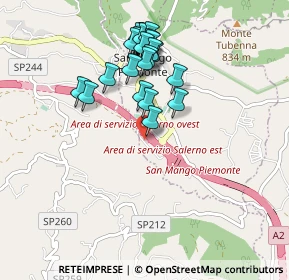 Mappa Stazione AGIP S. Mango, 84133 Salerno SA, Italia (0.97143)