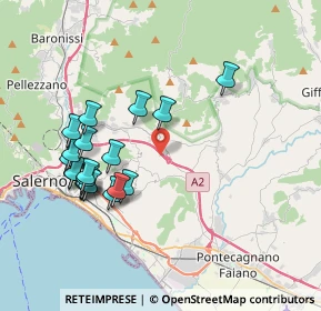 Mappa Stazione AGIP S. Mango, 84133 Salerno SA, Italia (4.1705)