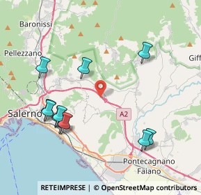Mappa Stazione AGIP S. Mango, 84133 Salerno SA, Italia (4.69182)