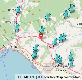 Mappa Stazione AGIP S. Mango, 84133 Salerno SA, Italia (5.27706)
