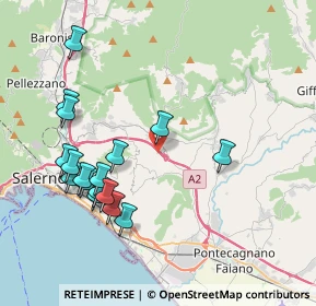 Mappa Stazione AGIP S. Mango, 84133 Salerno SA, Italia (4.50824)