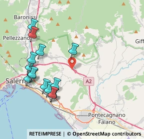 Mappa Stazione AGIP S. Mango, 84133 Salerno SA, Italia (4.645)
