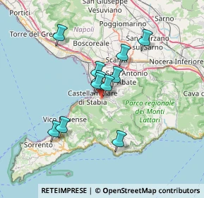 Mappa Via Suppezzo, 80053 Castellammare di Stabia NA, Italia (5.96182)