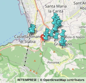 Mappa Via Suppezzo, 80053 Castellammare di Stabia NA, Italia (1.393)