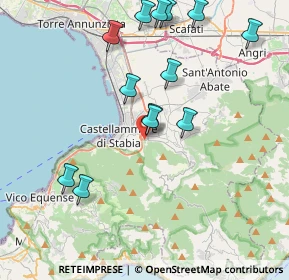 Mappa Via Suppezzo, 80053 Castellammare di Stabia NA, Italia (4.51385)