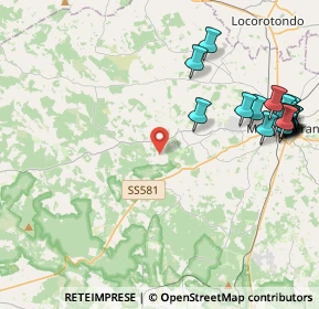 Mappa Contrada Bradamonte Zona E, 74015 Martina Franca TA, Italia (5.825)