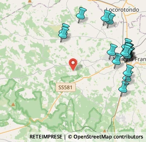 Mappa Contrada Bradamonte Zona E, 74015 Martina Franca TA, Italia (5.6915)