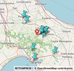 Mappa Contrada Bradamonte Zona E, 74015 Martina Franca TA, Italia (11.52636)