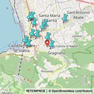 Mappa Via Quarantola, 80054 Gragnano NA, Italia (1.92917)