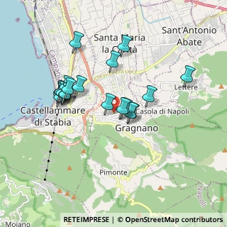 Mappa Via Quarantola, 80054 Gragnano NA, Italia (1.7795)