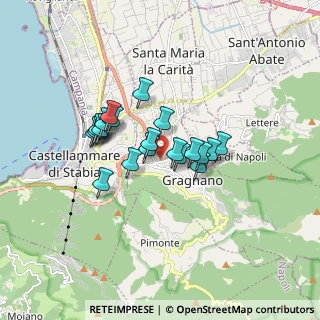 Mappa Via Quarantola, 80054 Gragnano NA, Italia (1.3375)