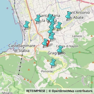 Mappa Via Quarantola, 80054 Gragnano NA, Italia (1.82417)