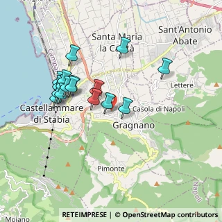 Mappa Via Quarantola, 80054 Gragnano NA, Italia (1.86588)