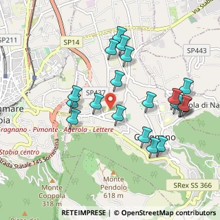 Mappa Via Quarantola, 80054 Gragnano NA, Italia (1.066)