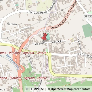 Mappa Via Vena della Fossa, 13, 80054 Gragnano, Napoli (Campania)