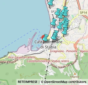 Mappa Via Padiglione, 80053 Castellammare di Stabia NA, Italia (0.97467)