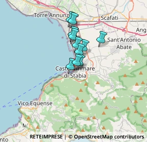Mappa Via Padiglione, 80053 Castellammare di Stabia NA, Italia (2.50167)