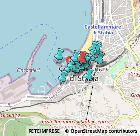 Mappa Via Padiglione, 80053 Castellammare di Stabia NA, Italia (0.2355)