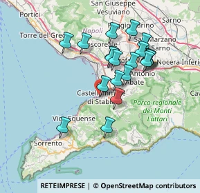 Mappa Via Padiglione, 80053 Castellammare di Stabia NA, Italia (6.839)
