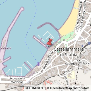 Mappa Via Giuseppe Bonito, 80053 Castellammare di Stabia, Napoli (Campania)