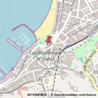 Mappa Via Giuseppe Mazzini, 17, 80053 Castellammare di Stabia, Napoli (Campania)