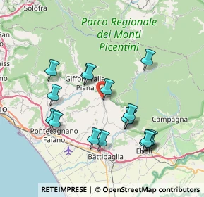 Mappa Via Armando Diaz, 84096 Montecorvino Rovella SA, Italia (7.96471)