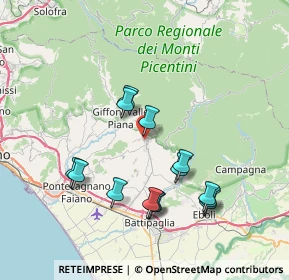 Mappa Via Armando Diaz, 84096 Montecorvino Rovella SA, Italia (7.90714)
