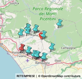 Mappa Via Armando Diaz, 84096 Montecorvino Rovella SA, Italia (7.5005)