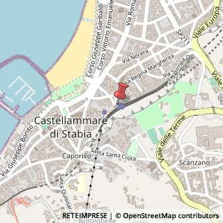 Mappa Piazza Unità d'Italia, 80053 Castellammare di Stabia NA, Italia, 80053 Castellammare di Stabia, Napoli (Campania)