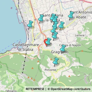 Mappa Via Perillo, 80054 Gragnano NA, Italia (1.91083)