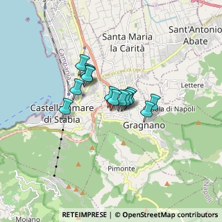 Mappa Via Perillo, 80054 Gragnano NA, Italia (1.09929)