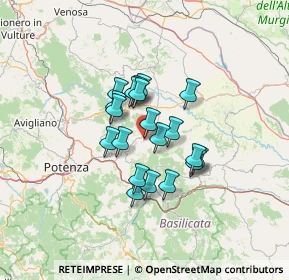 Mappa Via Nazionale, 85017 Tolve PZ, Italia (9.933)