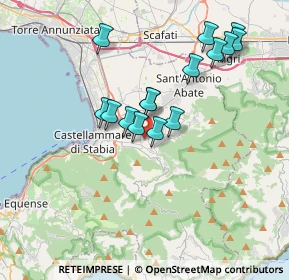 Mappa 80054 Gragnano NA, Italia (3.50733)