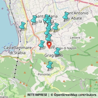 Mappa 80054 Gragnano NA, Italia (1.84167)