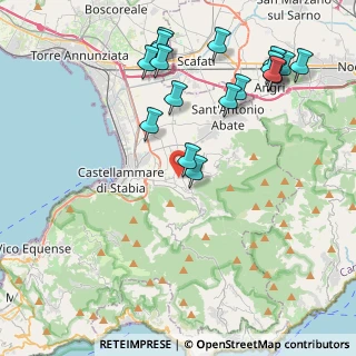 Mappa 80054 Gragnano NA, Italia (5.04765)