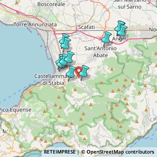 Mappa 80054 Gragnano NA, Italia (3.6075)