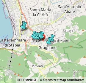 Mappa 80054 Gragnano NA, Italia (1.09182)