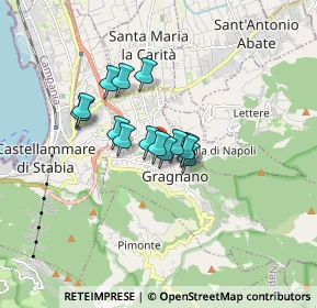 Mappa 80054 Gragnano NA, Italia (1.15571)
