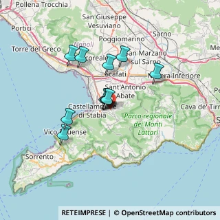 Mappa 80054 Gragnano NA, Italia (5.41917)